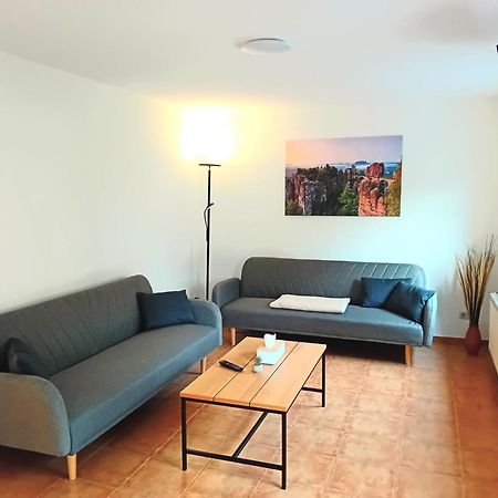 Ferienwohnung Zum Dorfladen Rathen Eksteriør billede